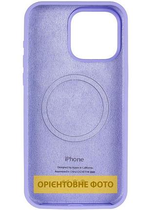 Чохол silicone case full protective (aa) v2 with magsafe для apple iphone 16 (6.1") бузковий / dasheen 3