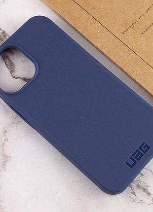 Чехол uag outback bio для apple iphone 12 pro max (6.7") темно-синий