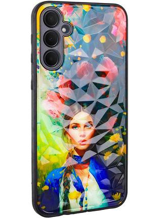 Tpu+pc чехол prisma ladies для samsung galaxy a56 5g peonies