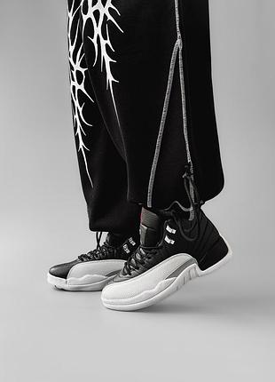 Nike air jordan 12 retro playoffs black/white