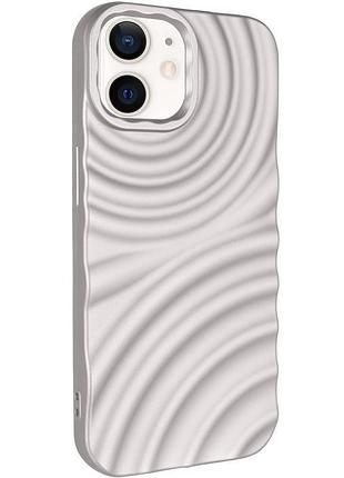 Чехол tpu monowave для apple iphone 12 pro / 12 (6.1") light gray