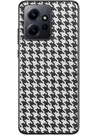 Чохол tpu+pc grid для xiaomi redmi note 12 4g white