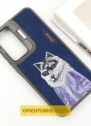 Tpu+pc чехол friends для xiaomi poco x6 / note 13 pro 5g blue wolf