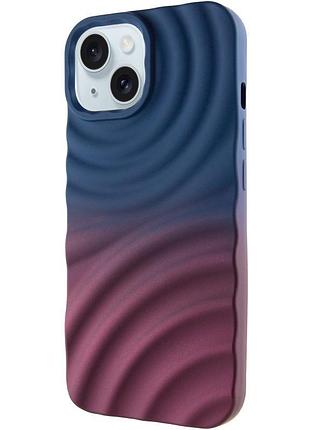 Чохол tpu colorwave для apple iphone 13 / 14 (6.1") navy blue / plum