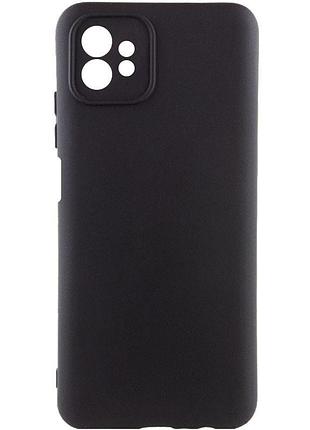 Чохол tpu getman liquid silk full camera для motorola moto g32 чорний / black