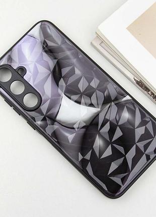 Tpu+pc чехол prisma bubblegum для samsung galaxy a55 3d grey