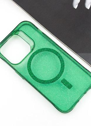 Чохол tpu radiance with magsafe для apple iphone 12 pro max (6.7") green