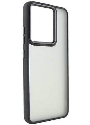 Чохол tpu+pc lyon frosted для motorola moto e40 black