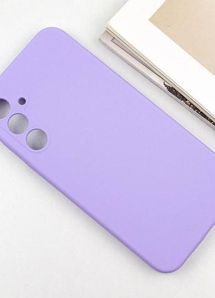 Чехол silicone cover lakshmi full camera (aaa) для samsung galaxy a55 сиреневый / dasheen