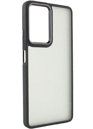 Чохол tpu+pc lyon frosted для realme 10 4g black