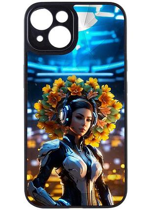 Tpu+pc чохол prisma ladies для apple iphone 15 (6.1") cyberpunk
