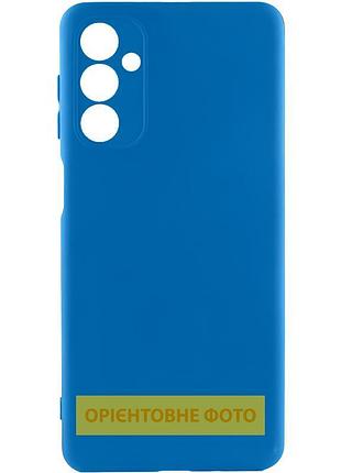 Чохол tpu getman liquid silk full camera для samsung galaxy s21 синій / royal blue