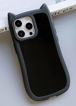 Чехол tpu getman cat with straps для apple iphone 16 pro max (6.9") black