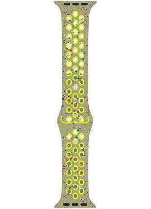 Ремешок nike sport band для apple watch 38/40/41/42mm(ser.10) volt splash
