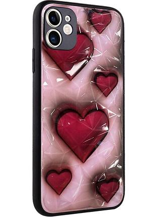 Tpu+pc чохол prisma plushie для apple iphone 12 (6.1") hearts