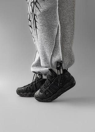 Nike air more uptempo black