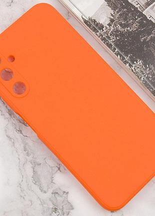 Силиконовый чехол candy full camera для samsung galaxy a25 5g оранжевый / orange
