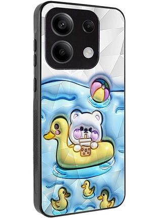 Tpu+pc чохол prisma fluffie для xiaomi redmi note 13 5g ducklings