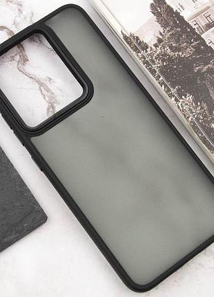 Чохол tpu+pc lyon frosted для xiaomi redmi 13c / poco c65 black