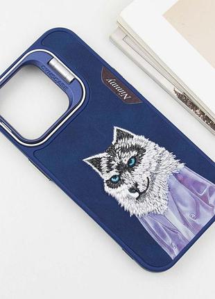 Tpu+pc чохол friends для apple iphone 16 pro (6.3") blue wolf