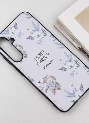 Tpu+pc чехол secret garden для samsung galaxy a15 4g/5g white