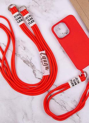 Чехол tpu two straps california для apple iphone 11 pro max (6.5") красный