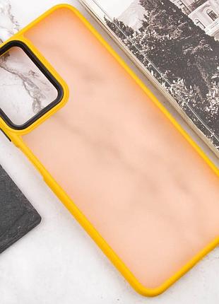 Чохол tpu+pc lyon frosted для motorola moto g23 orange