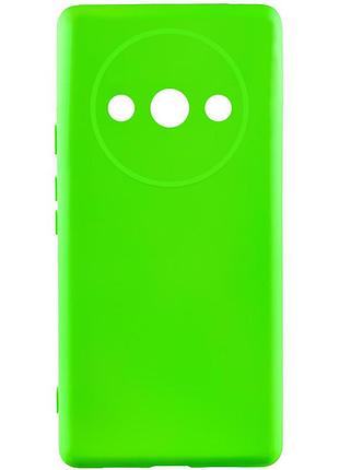 Чехол silicone cover lakshmi full camera (a) для xiaomi redmi a3 салатовый / neon green