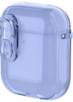 Футляр tpu colorful для наушников airpods 1/2 blue