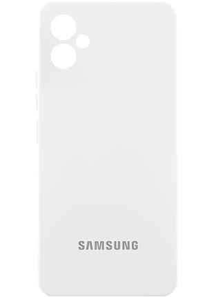 Чехол silicone cover lakshmi full camera (aa) with logo для samsung galaxy a05 белый / white