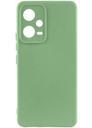 Чохол silicone cover lakshmi full camera (aaa) для xiaomi poco x5 5g / redmi note 12 5g м'ятний / mint