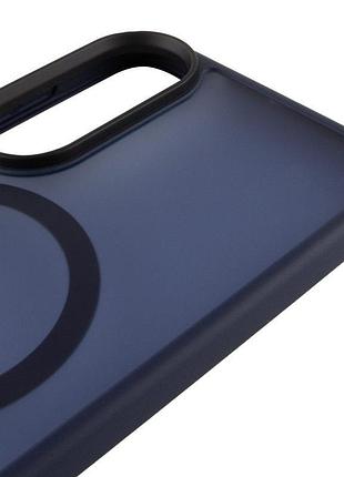 Чохол ummi colorful with magsafe для samsung galaxy s25 edge синій / navy blue