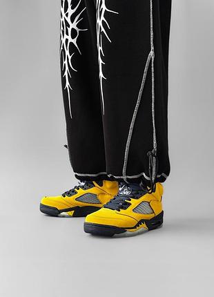 Nike air jordan 5 retro yellow