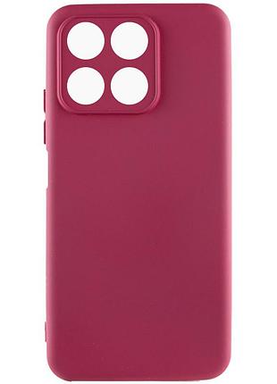 Чехол silicone cover lakshmi full camera (a) для huawei honor x8a бордовый / marsala