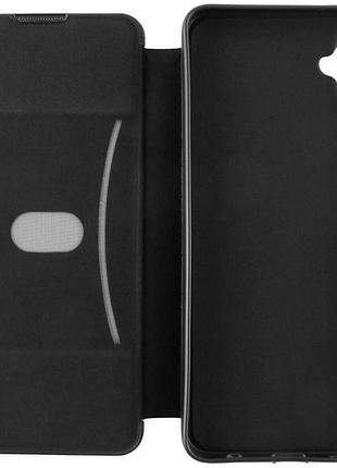 Кожаный чехол-книжка belora для samsung galaxy a06 black