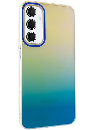 Чехол tpu+pc glassbend для samsung galaxy a25 5g blue