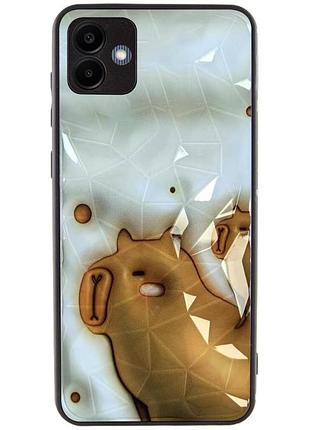 Tpu+pc чехол prisma fluffie для samsung galaxy a06 capybara