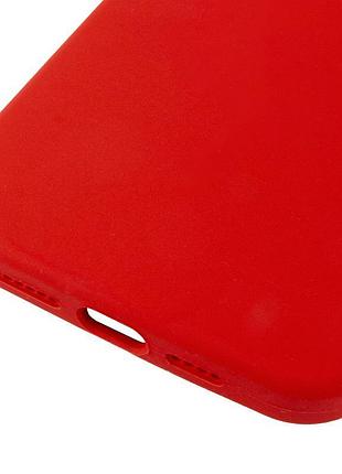 Чехол silicone case (aa) logo with magsafe для apple iphone 13 pro (6.1") красный / red 5