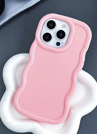 Чехол tpu ripple для apple iphone 12 pro / 12 (6.1") pink