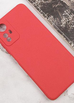Силиконовый чехол candy full camera для xiaomi redmi note 12s красный / camellia