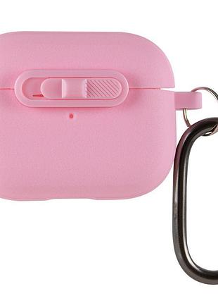 Футляр frosted для наушников airpods pro pink