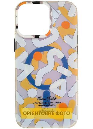 Tpu чохол pastel chaos with magsafe для apple iphone 16 (6.1") white