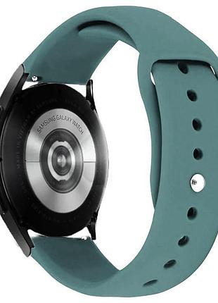 Силиконовый ремешок sport для smart watch 22mm зеленый / pine green
