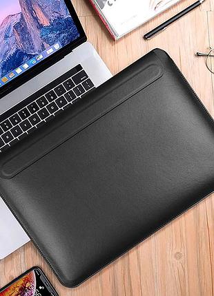 Чехол с подставкой wiwu skin pro portable stand sleeve 13.3" черный