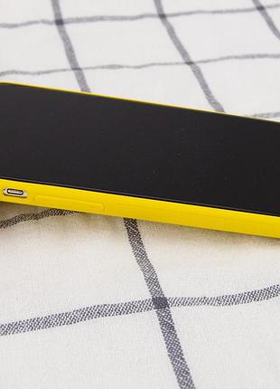 Шкіряний чохол xshield для apple iphone 12 pro (6.1") жовтий / yellow