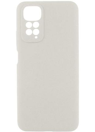 Чехол silicone cover lakshmi full camera (aaa) для xiaomi redmi note 11 (global) / note 11s белый / white