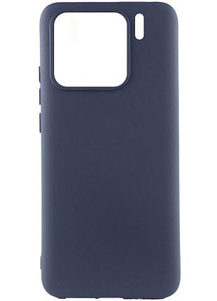 Чехол silicone cover lakshmi (aaa) для xiaomi 15 pro темно-синий / midnight blue