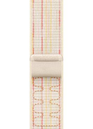 Ремешок nylon sport loop для apple watch 38/40/41/42mm(ser.10) starlight / pink