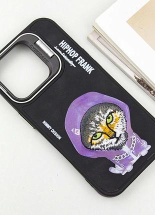 Tpu+pc чохол friends для apple iphone 15 pro (6.1") black cat