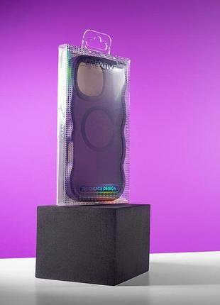 Чехол tpu+pc undine with magsafe для apple iphone 12 pro max (6.7") purple